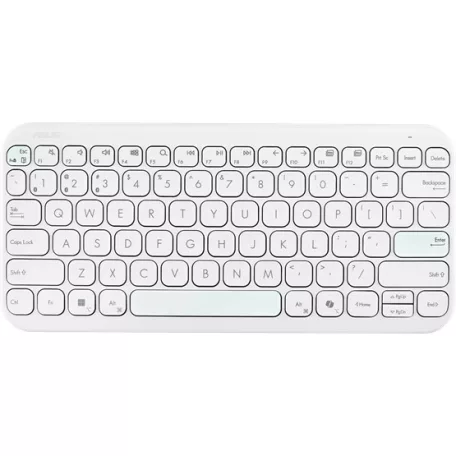 ASUS Marshmallow KW100 vezeték nélküli billentyűzet - HU layout - Iridescent White