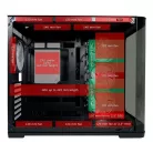 LC Power - LC-8001B-ON hangszigetelt ATX ház