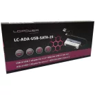 LC Power USB-C és USB-A > SATA és NVMe átalakító - LC-ADA-USB-SATA-25