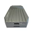 LC Power Külső ház - USB 4 3x2 Type C - M.2 NVMe SSD - LC-M2-C-USB4