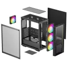 DeepCool Midi - MATREXX55 V4 C - Fekete - R-MATREXX55-BCADA4-G-4
