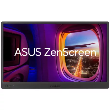 Asus 15.6" MB169CK ZenScreen  - hordozható monitor - LED - IPS - FHD -  USB-C - 60Hz