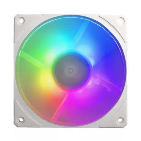 Cooler Master - Case Fan - 12cm - Mobius 120P ARGB White Fan - MFZ-M2DW-24NP2-R1