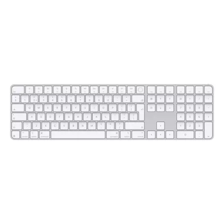 Apple Magic Keyboard (2024) w Touch ID and Numeric Keypad - Hungarian - White Keys