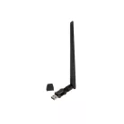 Lanberg Wi-Fi 6 Dual Band vezeték nélküli USB hálózati adapter külső antennával