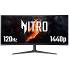 Acer 34" Nitro XZ340CUJ0bmiiphx ZeroFrame Adaptive-Sync - VA - 120Hz - Fekete