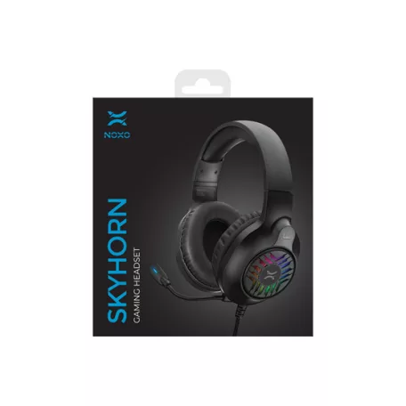 NOXO Skyhorn Gaming mikrofonos RGB fejhallgató - Dobozsérült termék