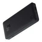 Baseus Airpow Lite powerbank 10000 mAh, 15W, fekete + USB Type-C, 30cm kábel