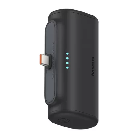 Baseus Compact gyorstöltő powerbank 5000 mAh, 20W USB Type-C csatlakozóval, fekete