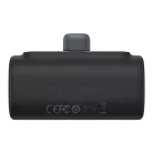 Baseus Compact gyorstöltő powerbank 5000 mAh, 20W USB Type-C csatlakozóval, fekete