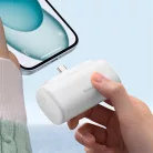 Baseus Compact gyorstöltő powerbank 5000 mAh, 20W USB Type-C csatlakozóval, fehér
