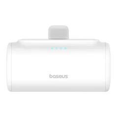   Baseus Compact gyorstöltő powerbank 5000 mAh, 20W iPhone csatlakozóval, fehér