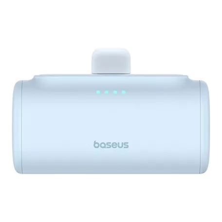 Baseus Compact gyorstöltő powerbank 5000 mAh, 20W iPhone csatlakozóval, kék