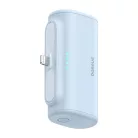 Baseus Compact gyorstöltő powerbank 5000 mAh, 20W iPhone csatlakozóval, kék