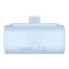 Baseus Compact gyorstöltő powerbank 5000 mAh, 20W iPhone csatlakozóval, kék