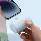 Baseus Compact gyorstöltő powerbank 5000 mAh, 20W iPhone csatlakozóval, kék