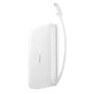 Baseus PicoGo Qi2 Magnetic vezeték nélküli gyorstöltő powerbank 10000 mAh, 27W, fehér