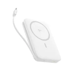   Baseus PicoGo Qi2 Magnetic vezeték nélküli gyorstöltő powerbank 10000 mAh, 27W, fehér