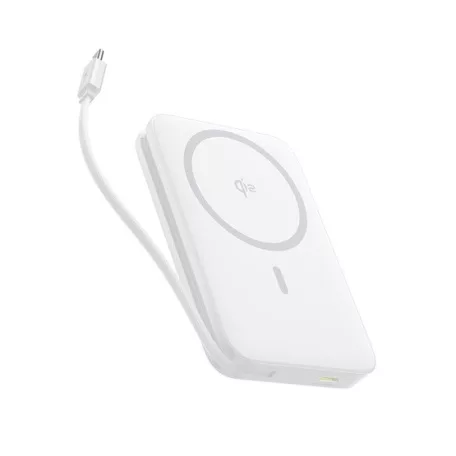 Baseus PicoGo Qi2 Magnetic vezeték nélküli gyorstöltő powerbank 10000 mAh, 27W, fehér