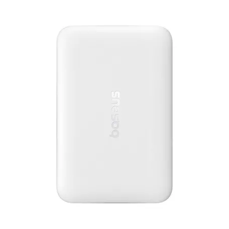 Baseus EnerFill FM11 Magnetic vezeték nélküli gyorstöltő powerbank 10000 mAh, 22.5W, fehér + 60W USB Type-C, 30cm kábel