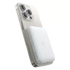 Baseus EnerFill FM11 Magnetic vezeték nélküli gyorstöltő powerbank 10000 mAh, 22.5W, fehér + 60W USB Type-C, 30cm kábel