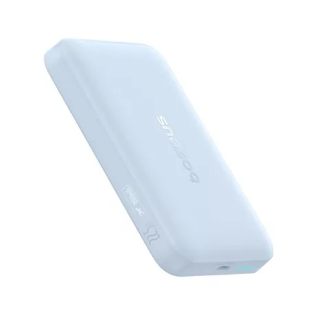 Baseus EnerFill FM11 Magnetic vezeték nélküli gyorstöltő powerbank 10000 mAh, 22.5W, kék + 60W USB Type-C, 30cm kábel