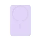 Baseus EnerFill FM11 Magnetic vezeték nélküli gyorstöltő powerbank 10000 mAh, 22.5W, lila + USB Type-C, 30cm kábel