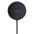 Baseus Simple Mini4 Magnetic vezeték nélküli töltő 15W, fekete