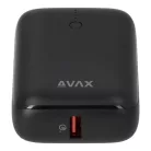 AVAX PB105B MINI PD/Type-C 20W gyorstöltő Powerbank 10.000mAh, fekete