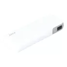 AVAX PB106W LEISURE PD/Type-C 30W+QC 18W gyorstöltő Powerbank 15.000mAh, fehér - Dobozsérült termék