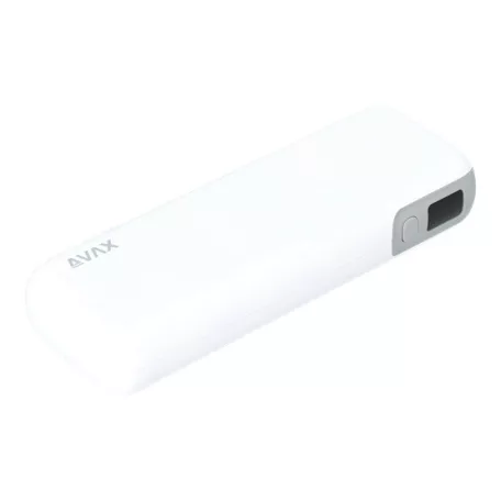AVAX PB106W LEISURE PD/Type-C 30W+QC 18W gyorstöltő Powerbank 15.000mAh, fehér - Dobozsérült termék