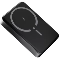   AVAX PB300 FREELY 15W Mágneses Vezeték nélküli Powerbank 10.000mAh + 20W USB-C (PD3.0), fekete