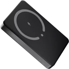   AVAX PB600 FREELY+ 15W Mágneses SLIM Vezeték nélküli Powerbank 10.000mAh + 20W USB-C (PD3.0), szürke