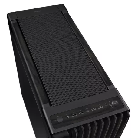 Asus ProArt PA602 Wood Metal E-ATX - midi számítógépház - Fekete