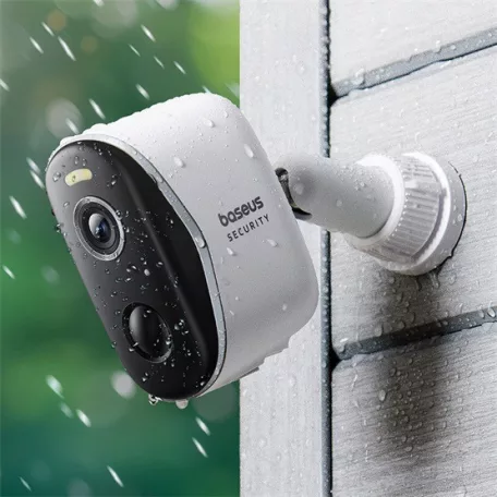 Baseus Security N1 2K kültéri biztonsági kamera, fehér