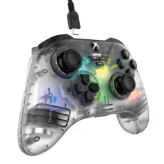   Snakebyte Xbox Series X GamePad RGB X - vezetékes kontroller - átlátszó