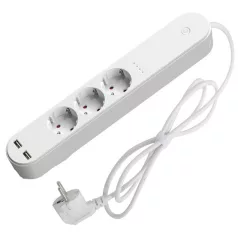   Denver SHP-310U okos hálózati hosszabbító és 2db USB töltő