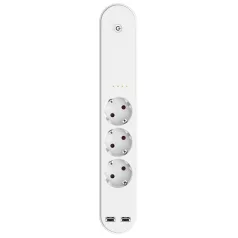   Denver SHP-310U okos hálózati hosszabbító és 2db USB töltő