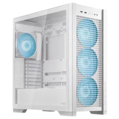   Asus TUF GAMING GT302 TG ARGB WHITE - midi számítógépház - Fehér