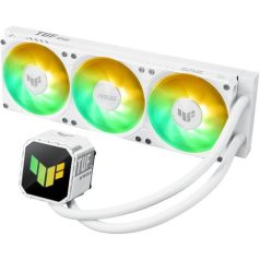   ASUS TUF GAMING LC III 360 - ARGB White Edition - Vízhűtés - Fehér