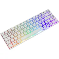   White Shark GK-2201W-HU RONIN vezetékes membrán gamer billentyűzet - fehér - HU