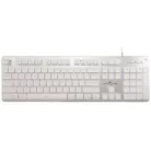 White Shark GK-003241W-US TACHI vezetékes membrán gamer billentyűzet - fehér - US