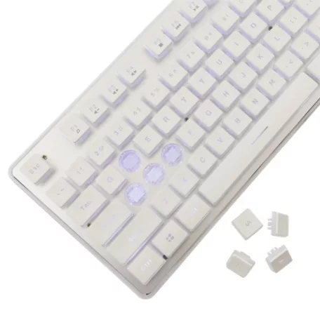 White Shark GK-003241W-US TACHI vezetékes membrán gamer billentyűzet - fehér - US