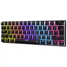 White Shark GK-2202-2B/BL-US ASHIKO-2 vezetékes mechanikus gamer billentyűzet - fekete - US
