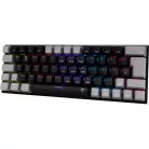 White Shark GK-002123V2-B-G/BL-HU WAKIZASHI-2 vezetékes mechanikus gamer billentyűzet - fekete/szürke - HU /kék/