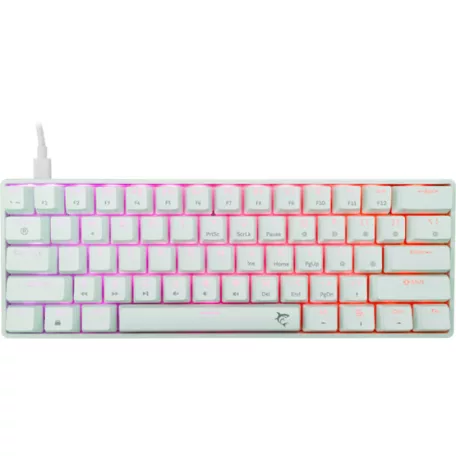 White Shark GK-004213V2-W/R-HU SHINOBI-2 vezetékes mechanikus gamer billentyűzet - fehér - HU /piros/