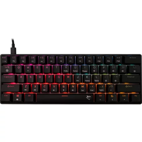 White Shark GK-004113B/R-HU SHINOBI-2 vezetékes mechanikus gamer billentyűzet - fekete - HU /piros/