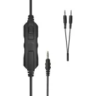 White Shark GH-2540B ELEPHANT vezetékes gamer fejhallgató mikrofonnal - fekete