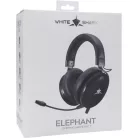 White Shark GH-2540B ELEPHANT vezetékes gamer fejhallgató mikrofonnal - fekete