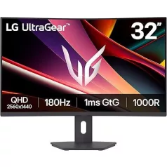   LG 32" 32G600A-B 16:9 QHD 180Hz 1ms ívelt gaming monitor